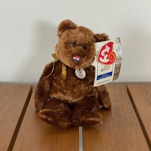 TY Beanie Baby 'Croatia' Fifa 2002 World Cup CHAMPION Bear